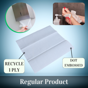 Multifold Paper Hand Towel Recycle White
