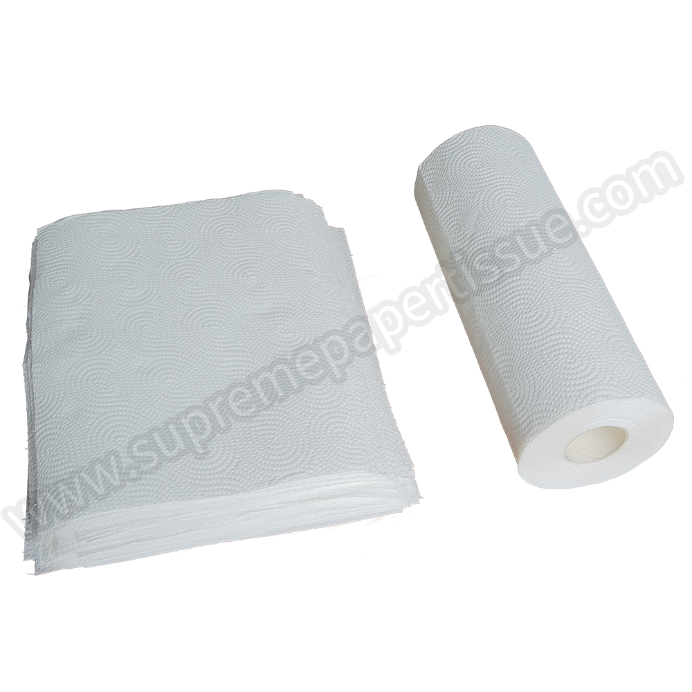 Kitchen Roll Towel Virgin White - Kitchen Towel & Kitchen Tissue - 10
