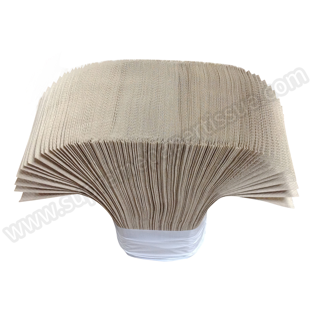 Single-Fold Paper Hand Towel Recycle Brown - SingleFold V Fold Paper Hand Towel - 4