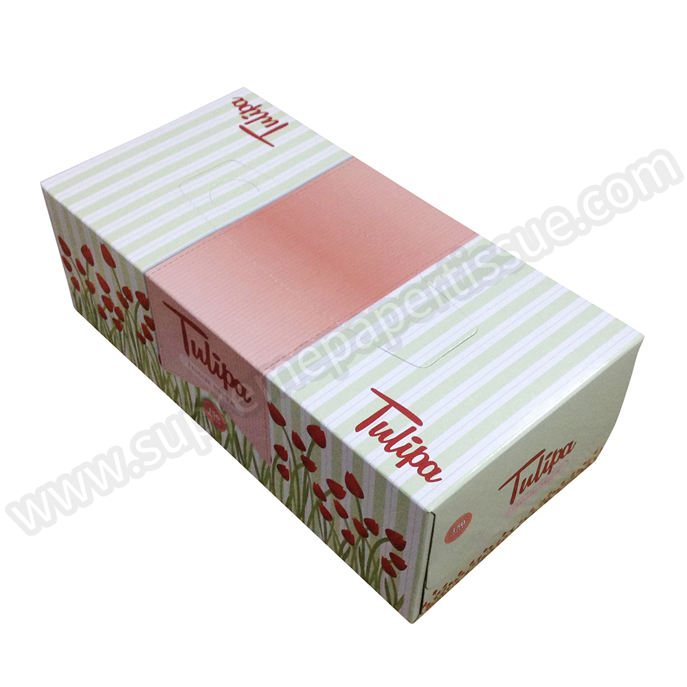 Flat Box Facial Tissue Virgin White - Box Facial Tissue - 1