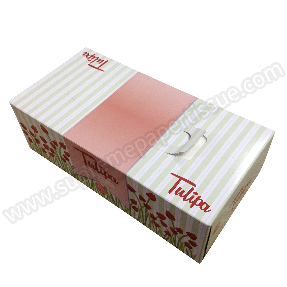 Flat Box Facial Tissue Virgin White - Box Facial Tissue - 3