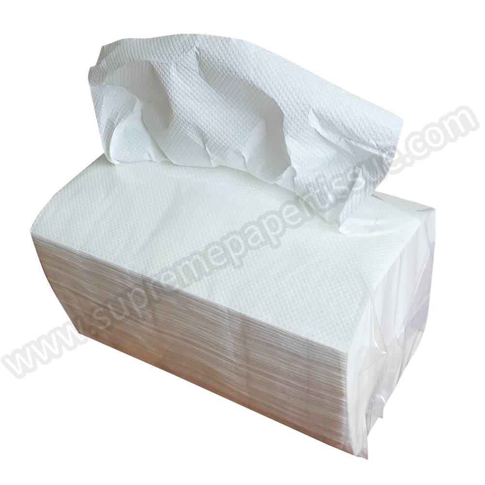 Quilted 2Ply Interfold Wipe Towel Virgin White - Paper Wipes - 6