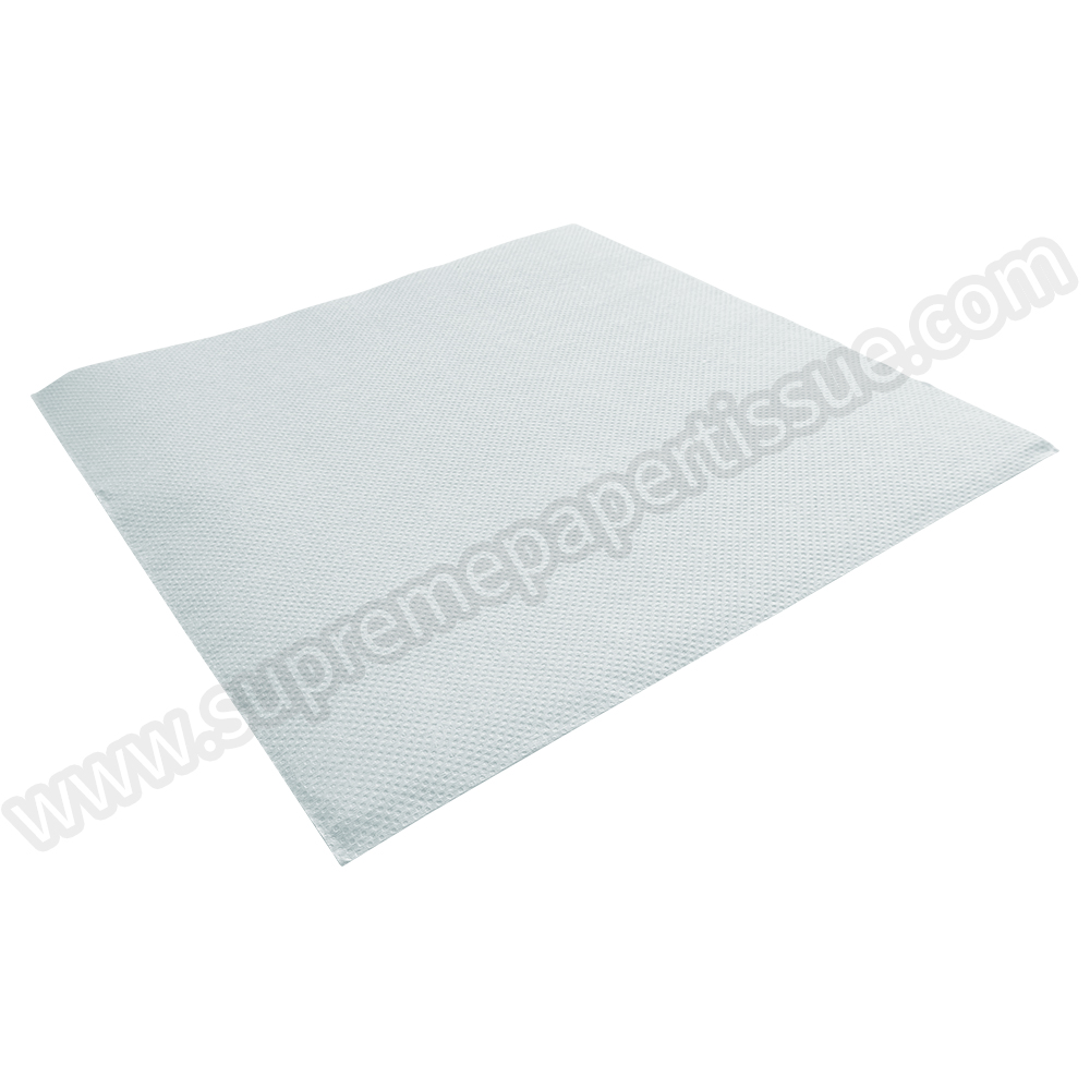 Quilted Lunch Napkin 1/4 Fold Virgin White - Lunch Napkin - 7
