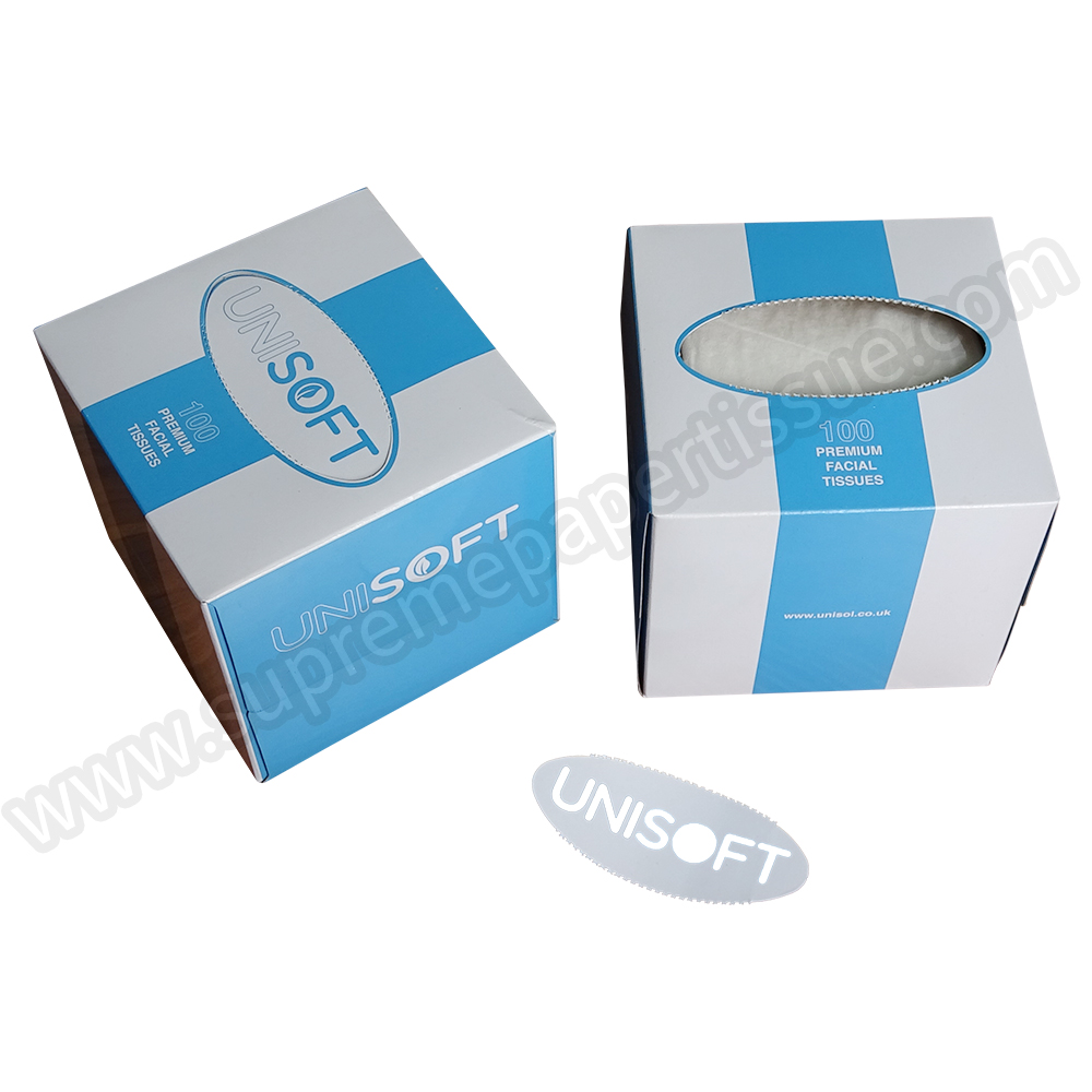 Cube Box Facial Tissue Virgin White - Box Facial Tissue - 5