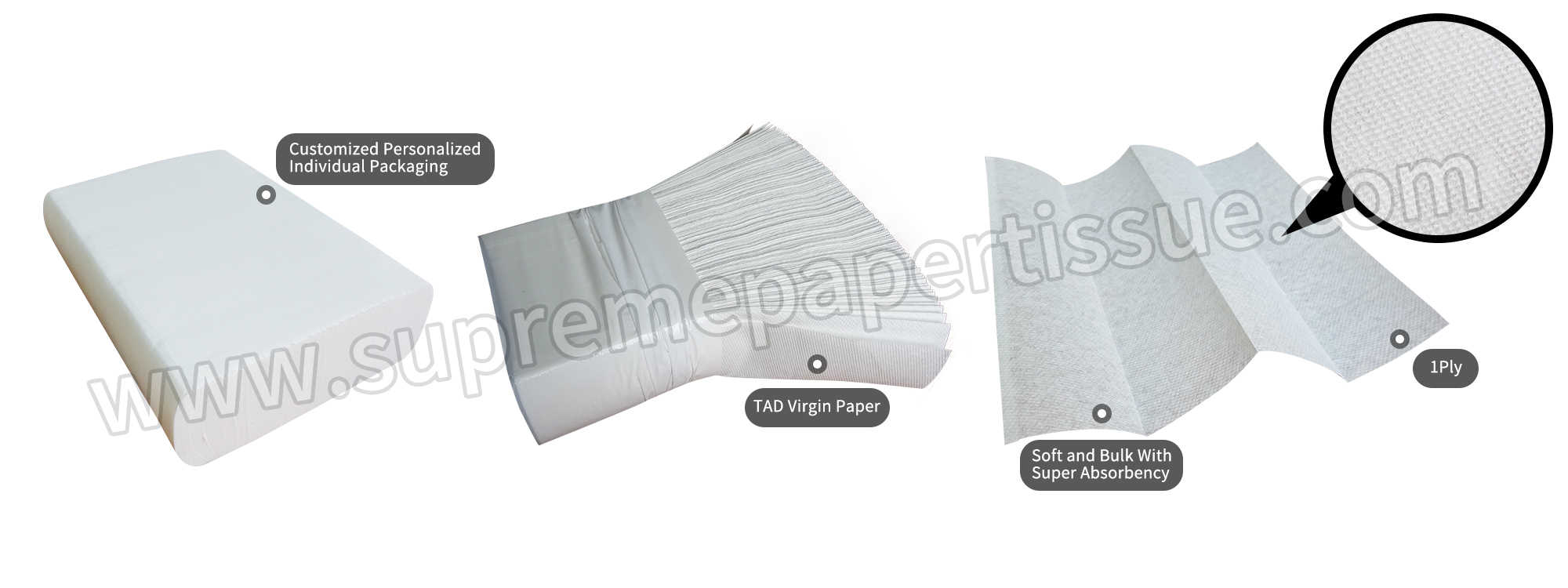 Ultraslim Paper Hand Towel TAD Virgin Paper - Paper Hand Towel - 1