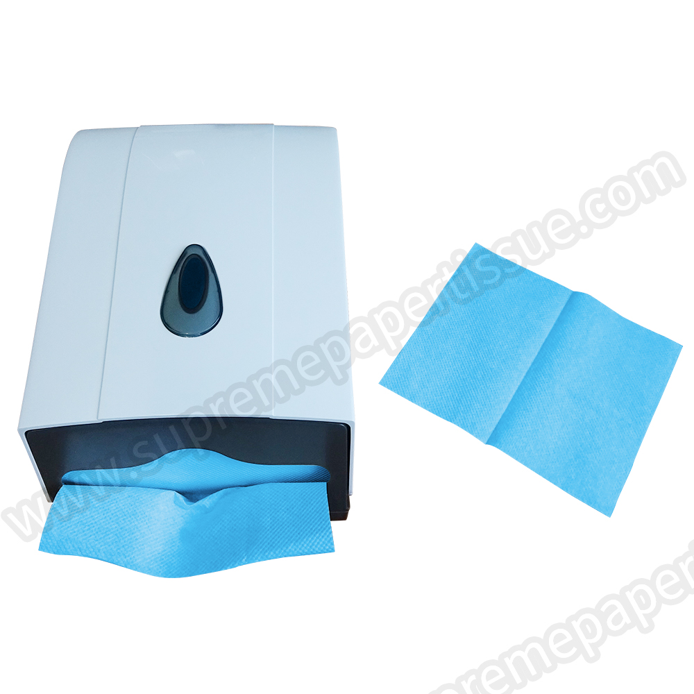 Singe-Fold Paper Hand Towel Recycle Blue - SingleFold V Fold Paper Hand Towel - 9