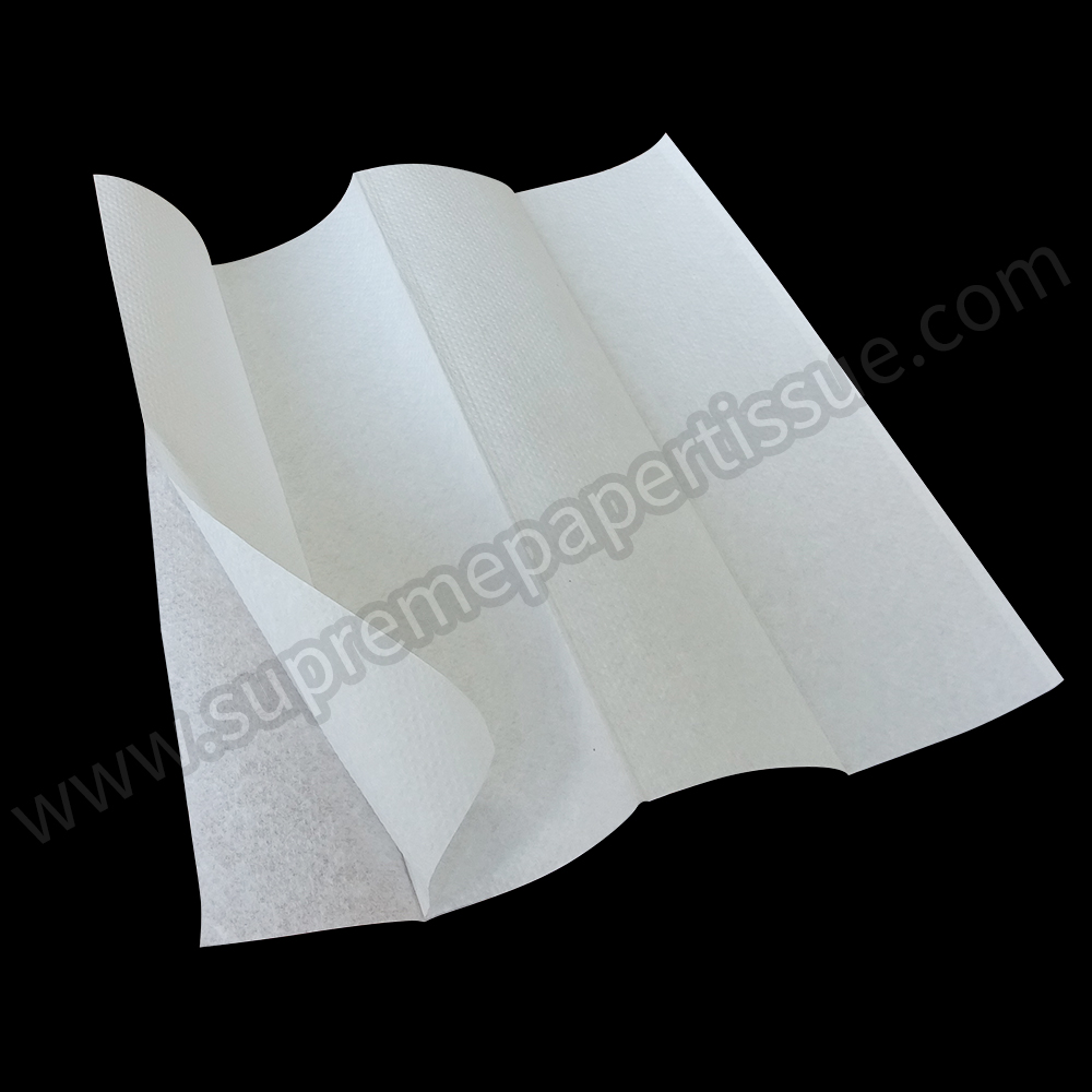Quilted 2Ply Ultraslim Paper Hand Towel Virgin White - Air Paper Series Products - 7