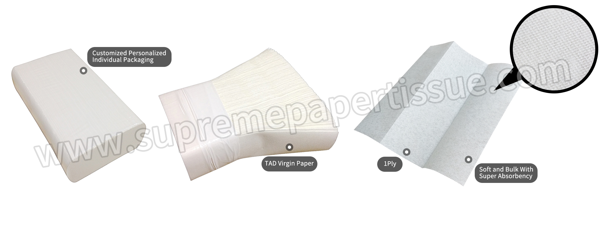 Slimline Paper Hand Towel TAD Virgin Paper - Paper Hand Towel - 1