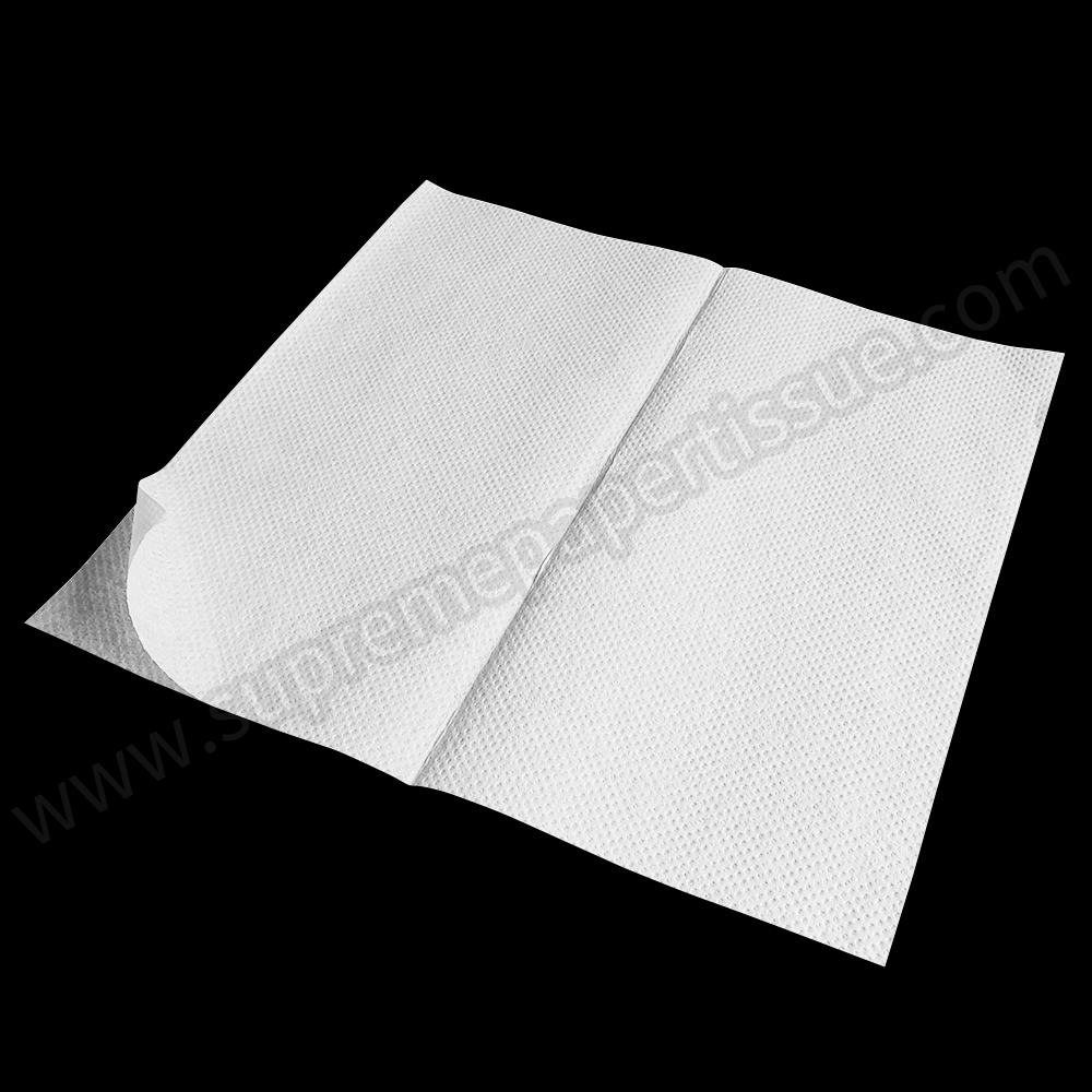 Air Quilted Interfold Napkin Virgin White - Easy Napkins Express Napkins 1/2 Fold - 7