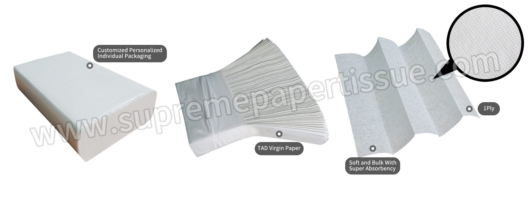 Compact Paper Hand Towel TAD Virgin Paper - Compact Paper Hand Towel - 1