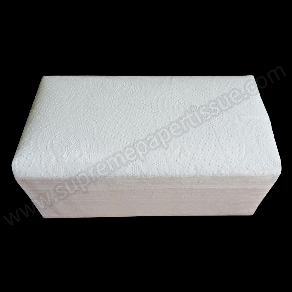 Interfold Wipe Towel 1/2 Fold Virgin White - Paper Wipes - 4