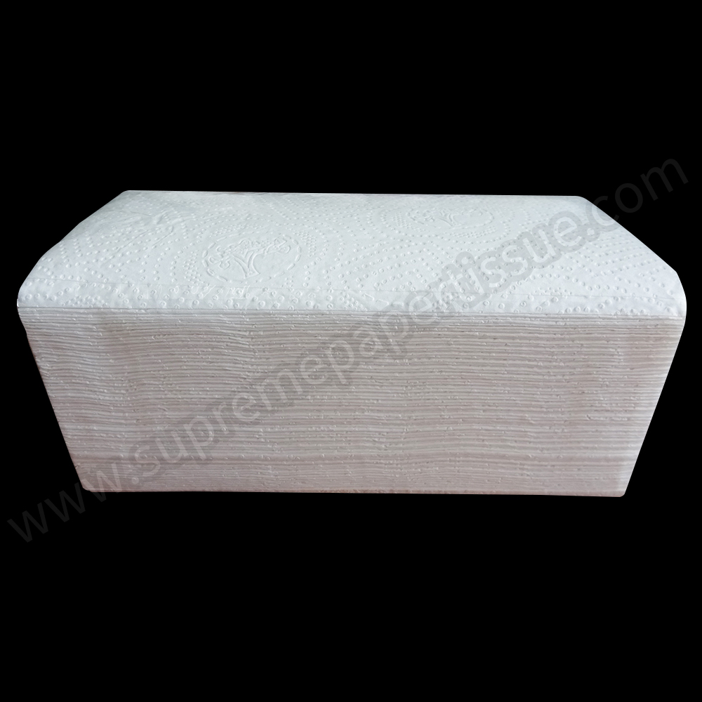 Interfold Wipe Towel 1/2 Fold Virgin White - Paper Wipes - 5