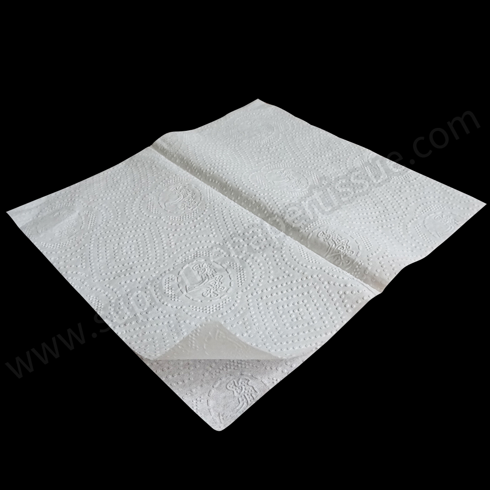 Interfold Wipe Towel 1/2 Fold Virgin White - Paper Wipes - 8