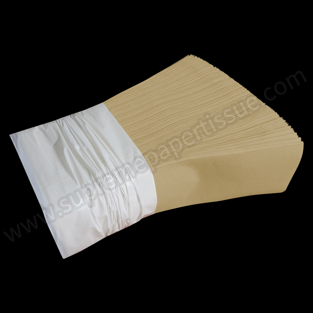 Quilted 2Ply Slimline Paper Hand Towel Bamboo Natural - Air Paper Series Products - 5