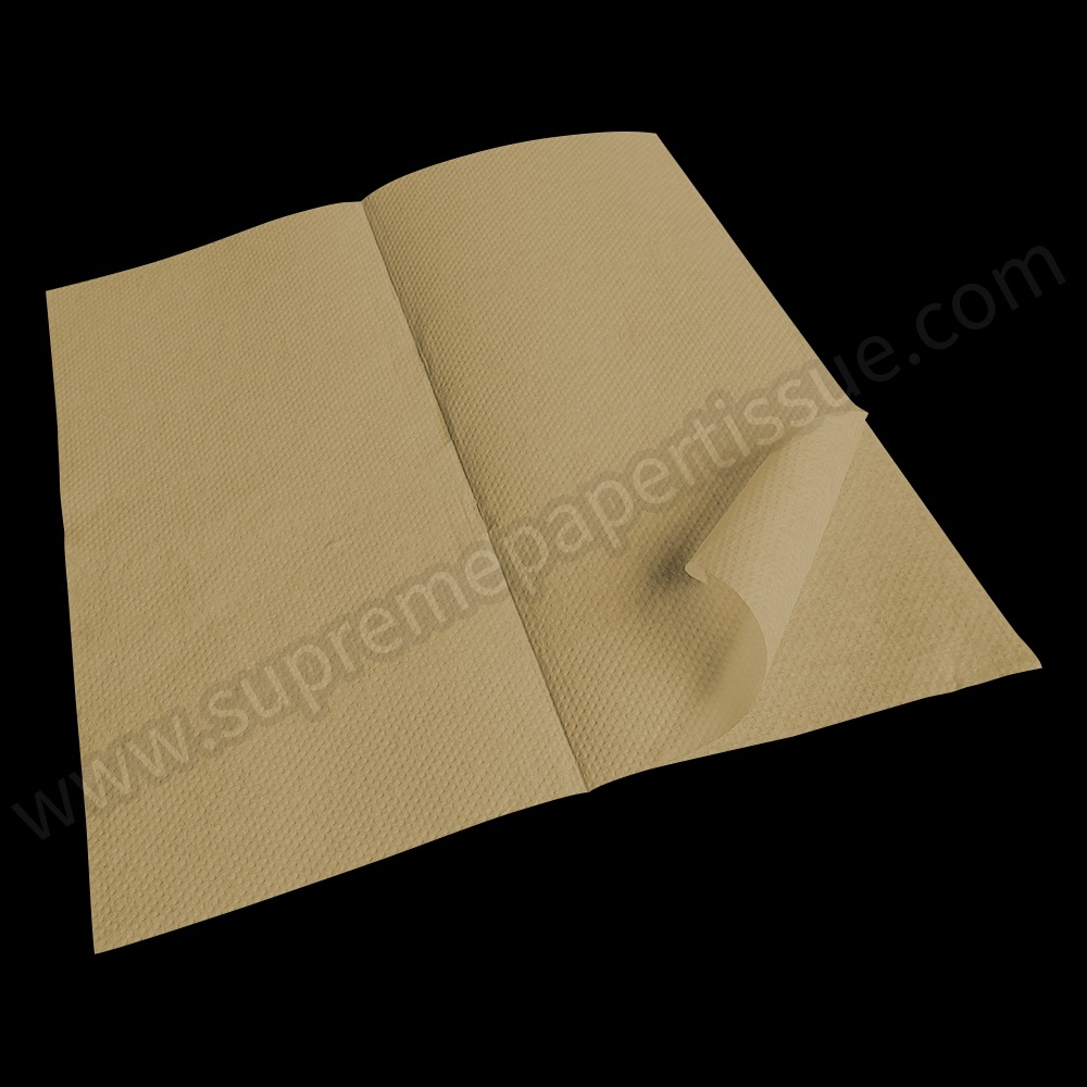 Quilted 2Ply V Fold Paper Hand Towel Bamboo Natural - Air Paper Series Products - 10