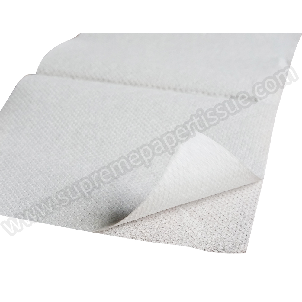 Mini-Air Quilted Interfold Napkin Virgin White - Air Paper Series Products - 6